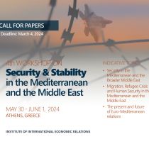 4th WORKSHOP On Security & Stability In The Mediterranean And The Middle East