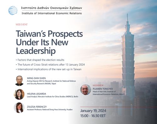 Webinar: “Taiwan’s Prospects Under Its New Administration”