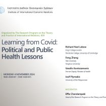 Learning from Covid: Political and Public Health Lessons Learning from Covid: Political and Public Health Lessons