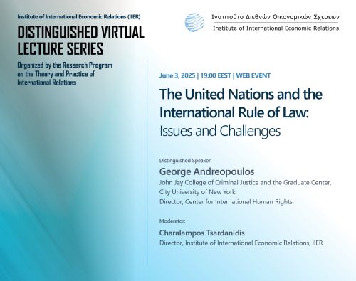 #htmlcaption_4317 Web Event: The United Nations and the International Rule of Law: Issues and Challenges